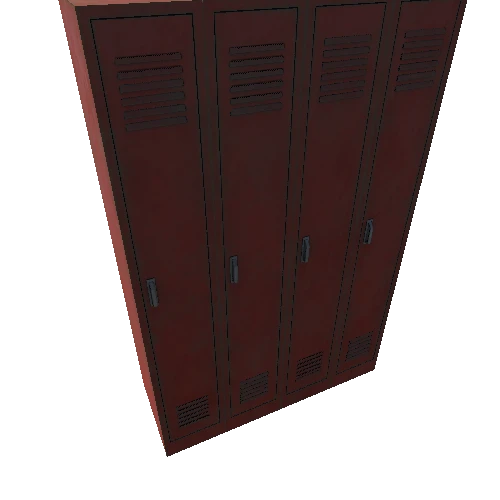 Gym Locker 02 Quad